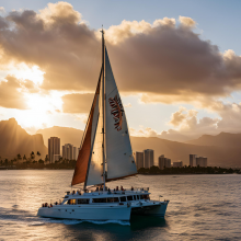 Sunset Sail In Waikiki